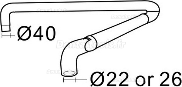 YUSENDENT® bras du lampe dentaire CX05-2