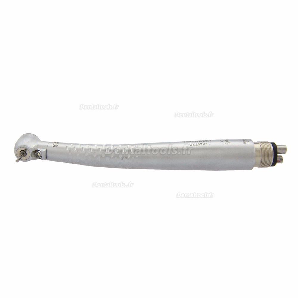 YUSENDENT® CX207-GL LED Turbine dentaire bouton poussoir 6 trous