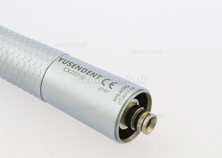 YUSENDENT® CX207-GN-TP Turbine à LED Bouton Poussoir Tête Torque NSK Compatible (Sans Coupleur Rapide)