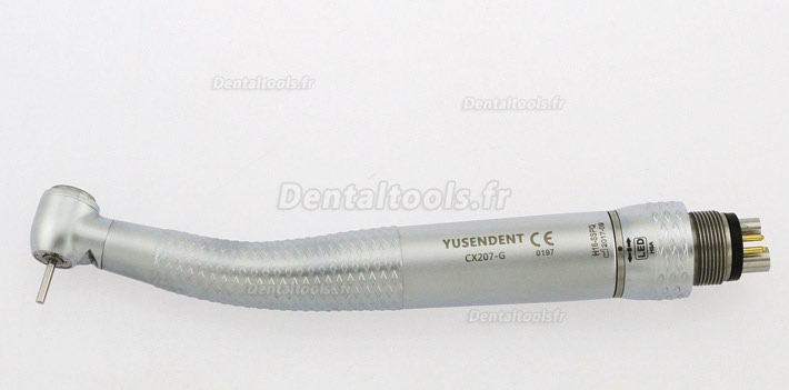 YUSENDENT® COXO CX207-GS-PQ Fibre Optique Turbine Dentaire avec Sirona Roto Coupleur Rapide