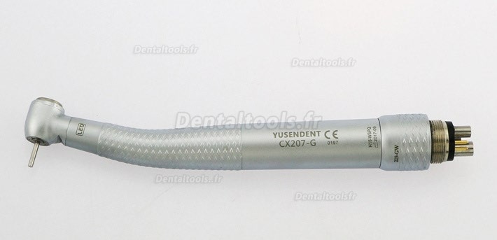 YUSENDENT® CX207-GW-PQ Fibre Optique Turbine Dentaire KAVO Compatible (Turbine x 3+ Coupleur Rapide x 1)