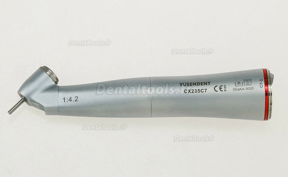 YUSENDENT COXO Dental LED Fibre optique 1:4.2 45°Contre-angle chirurgical CX235 C7-3