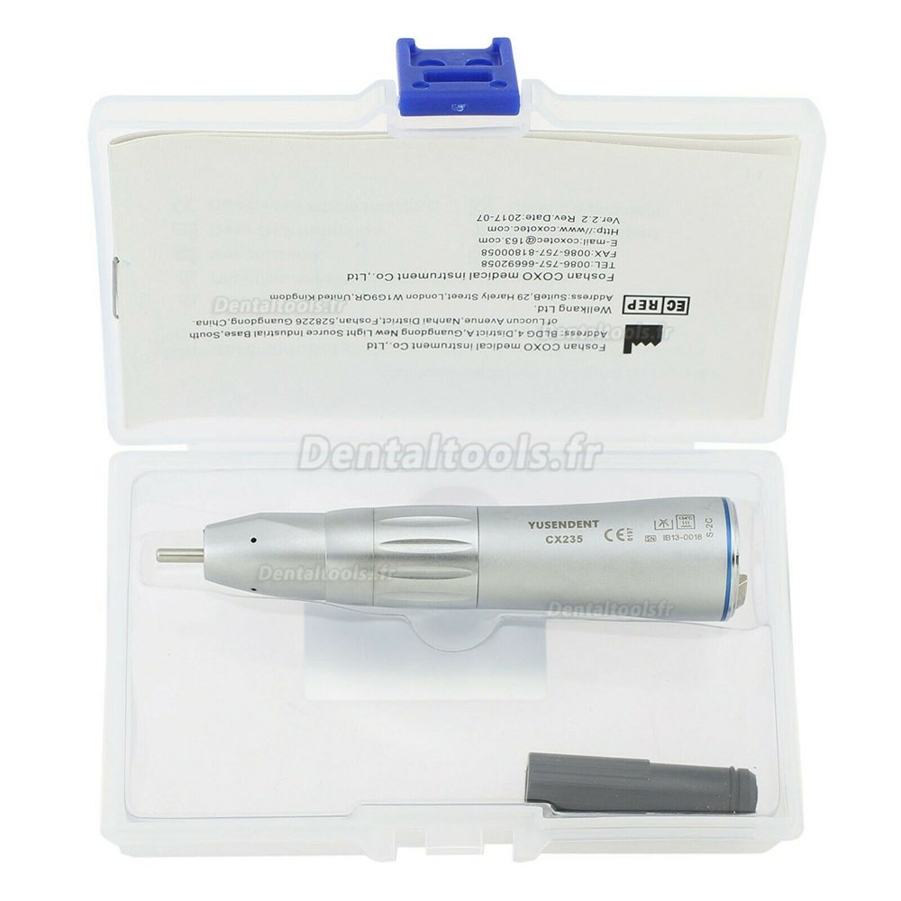YUSENDENT COXO CX235 Dental kit pièce à main fibre optique led basse vitesse Spray Interne 6 trous