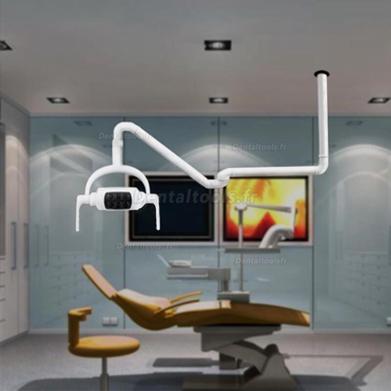 Scialytique dentaire plafonnier LED lampe chirurgicale sans ombre 6 LED avec bras Scialytique dentaire plafonnier LED lampe chirurgicale sans ombre 6 LED avec bras