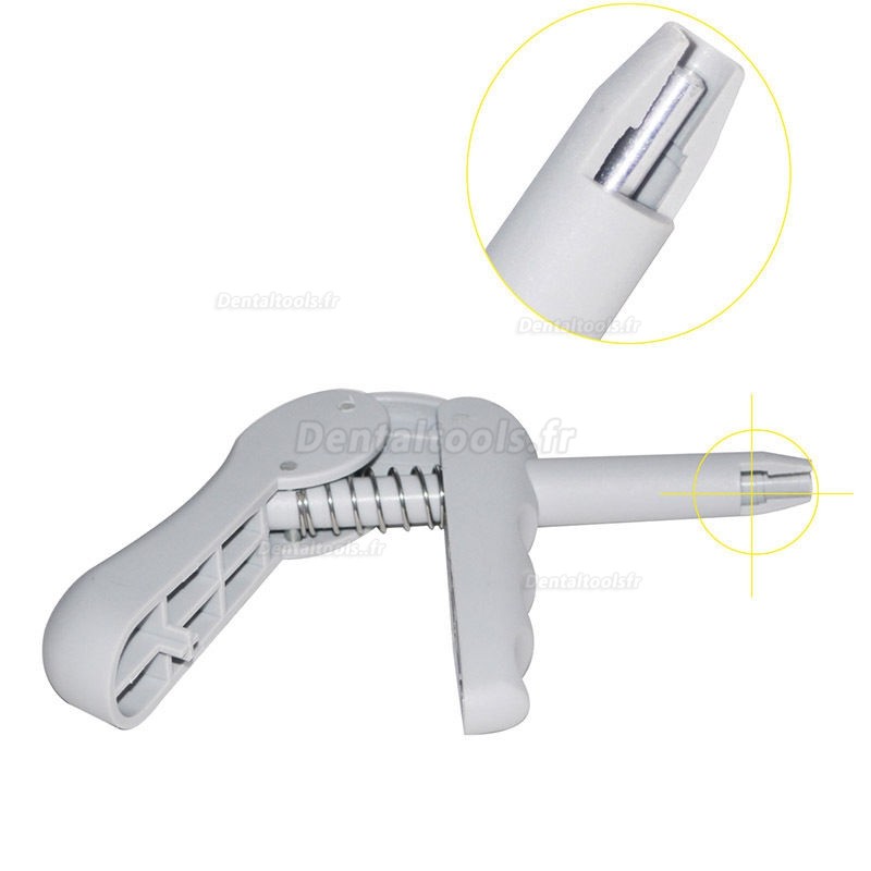Applicateur de distributeur de pistolet composite dentaire pour Unidose Compules / Carpules- Gris