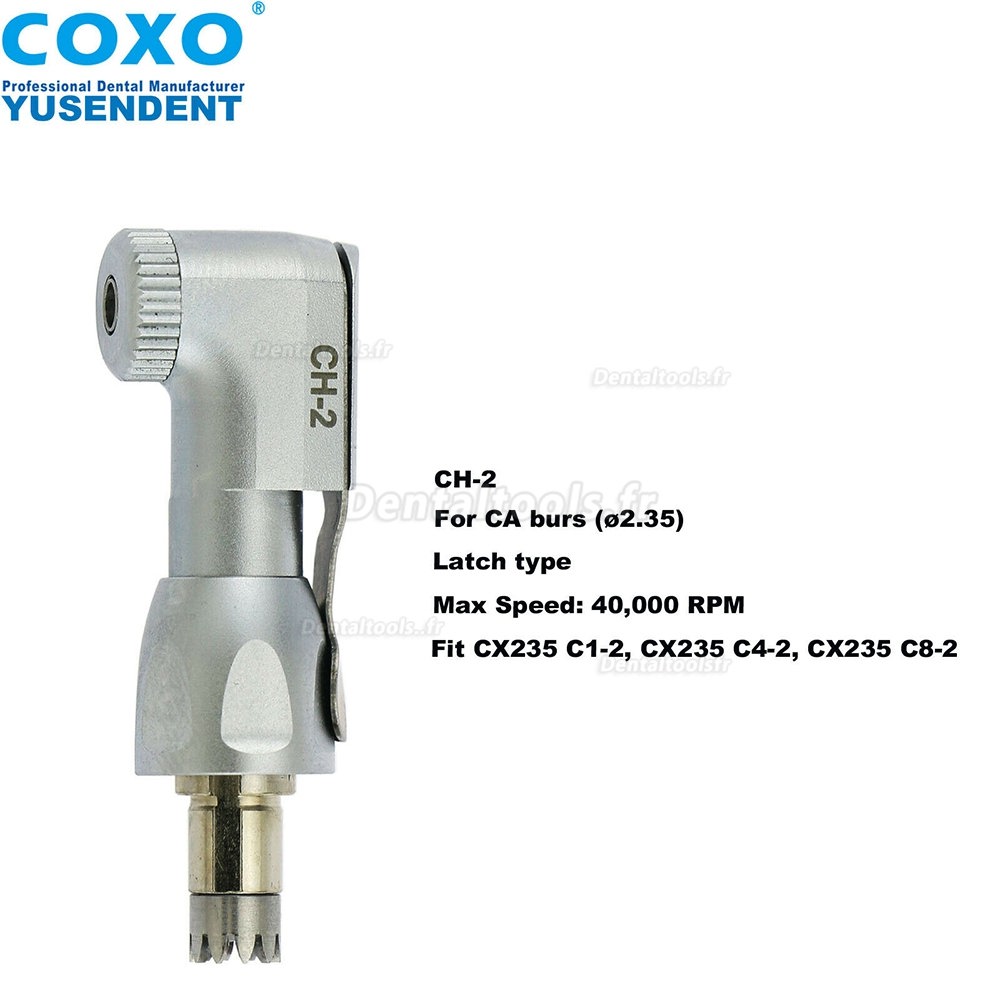 COXO Tête de pièce à main de remplacement dentaire pour pièce à main à contre-angle à basse vitesse