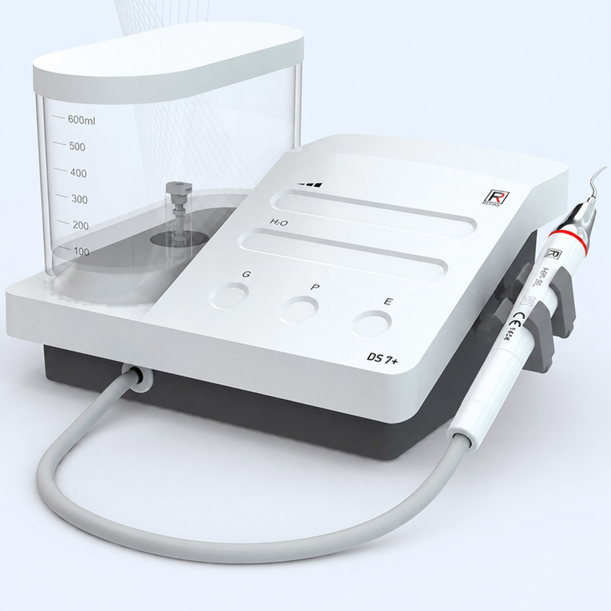 Refine DS7+ Détartreur à ultrasons Piezo avec Réserve d'eau Compatible avec EMS