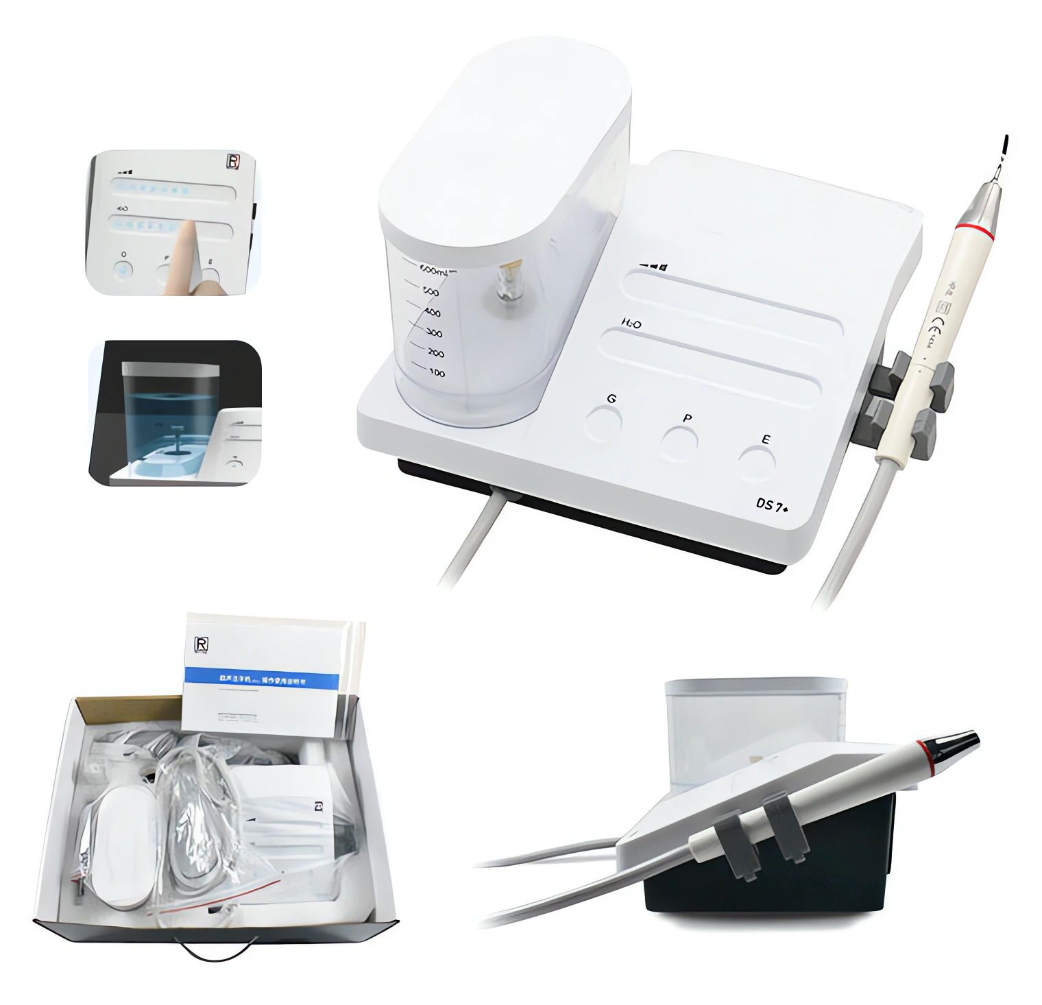 Refine DS7+ Détartreur à ultrasons Piezo avec Réserve d'eau Compatible avec EMS