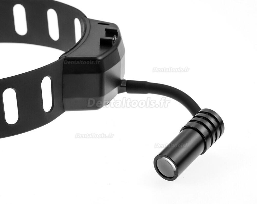 3.5X420mm Loupe binoculaire dentaire avec 5W Lampe frontale LED