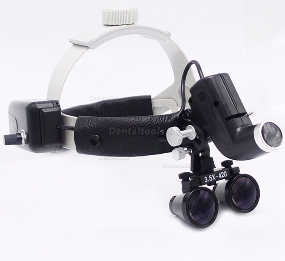 Loupe 5W avec Lampe pour chirurgie et dentaire - Vision claire et éclairée  pour les interventions médicales et dentaires – tuni-optique-shop