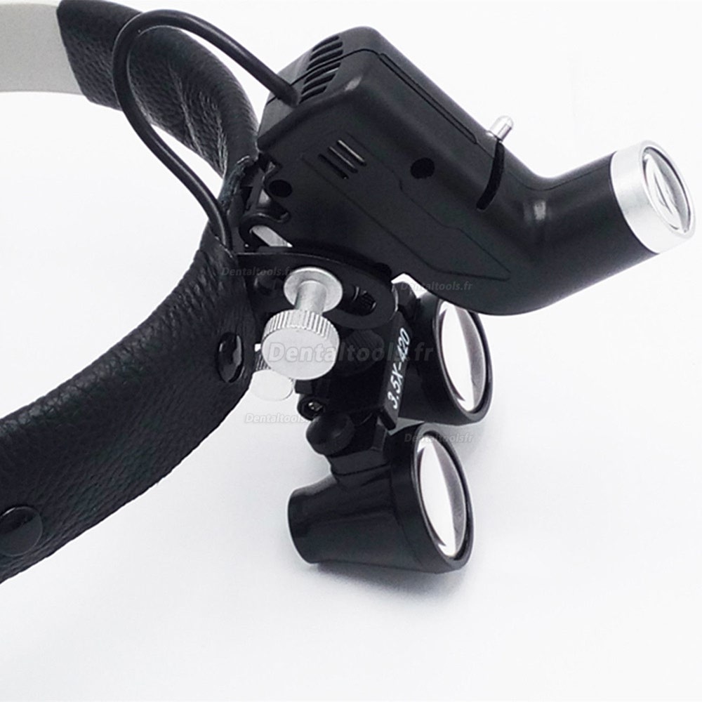 3.5X Loupe médical dentaire mit 5W LED phare lumière DY-106