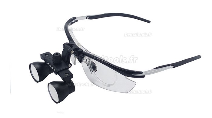 Dentaire3.5X Loupes binoculaires médicales Anti-buée Cadre en aluminium DY-112