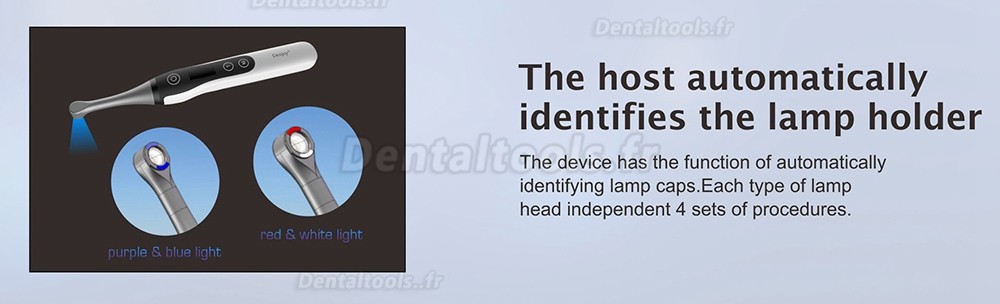 Denjoy iCure DY400-7 Dentaire LED 1S Lampe à polymériser avec fonction orthodontique blanchiment et désinfection