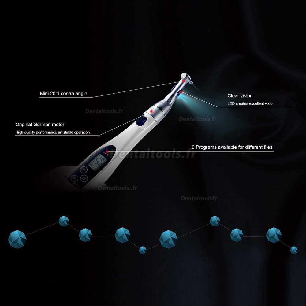 2018 Denjoy iM2C Moteur d’endodontie dentaire sans file avec LED 20:1 Mini Contre-angle CE