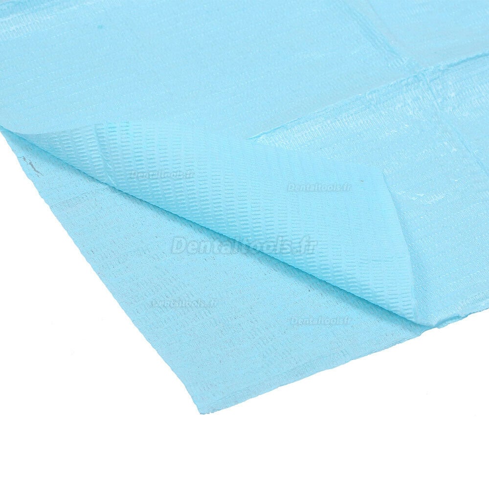 300pcs Cravate Dentaire Jetable Imperméable de Bavoir pour le traitement dentaire d’Hygiène Dentaire