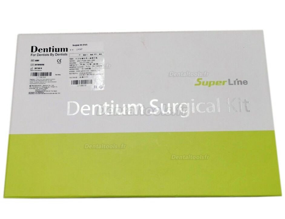 Dentium Kit d'outils chirurgicaux dentaire Kit d'instrument de chirurgie implantaire UXIF SuperLine