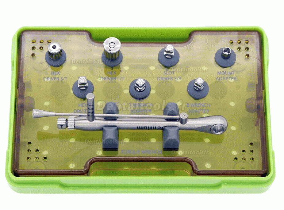 Dentium XIP Kit d'outils de tournevis à main pour restauration de prothèse dentaire avec clés dynamométriques