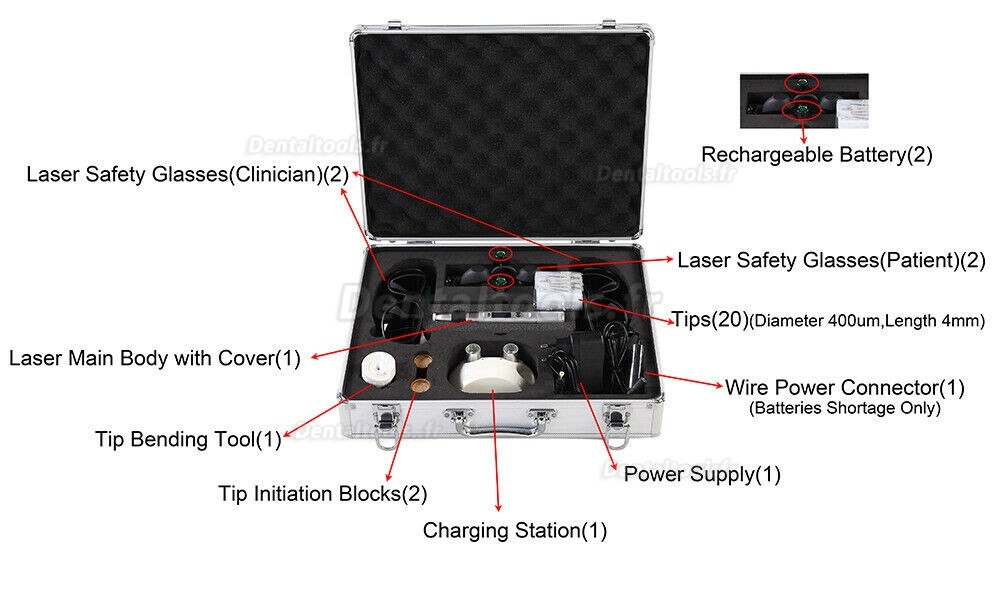 Stylo de thérapie laser parodontale pour tissus mous sans fil laser à diode dentaire