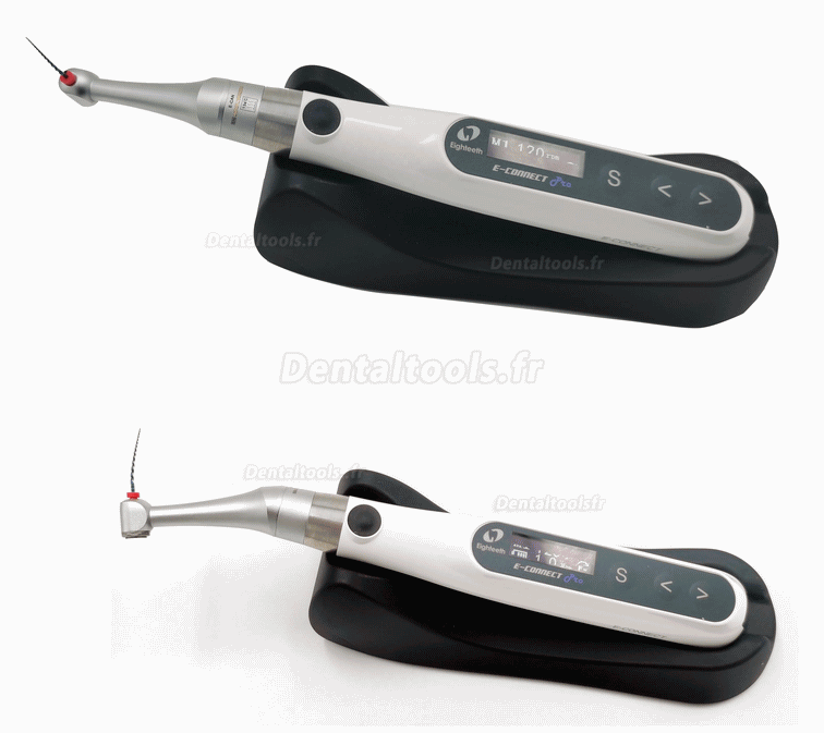 Eighteeth E-Connect Pro Moteur endodontie sans fil compatible avec le localisateur d'apex E-PEX Pro