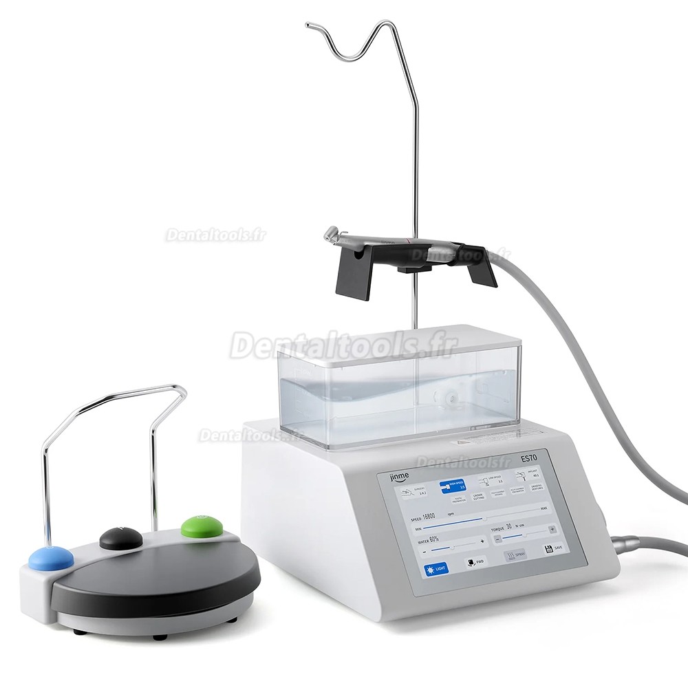 Jinme ES70 syst&egrave;me chirurgical motoris&eacute; pour pose d'implant et chirurgie orale avec 4 contre-angles