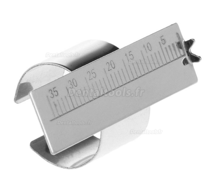 2PCS Endo Jauge Doigt Span Measure Échelle endodontique Bague instruments endodontiques