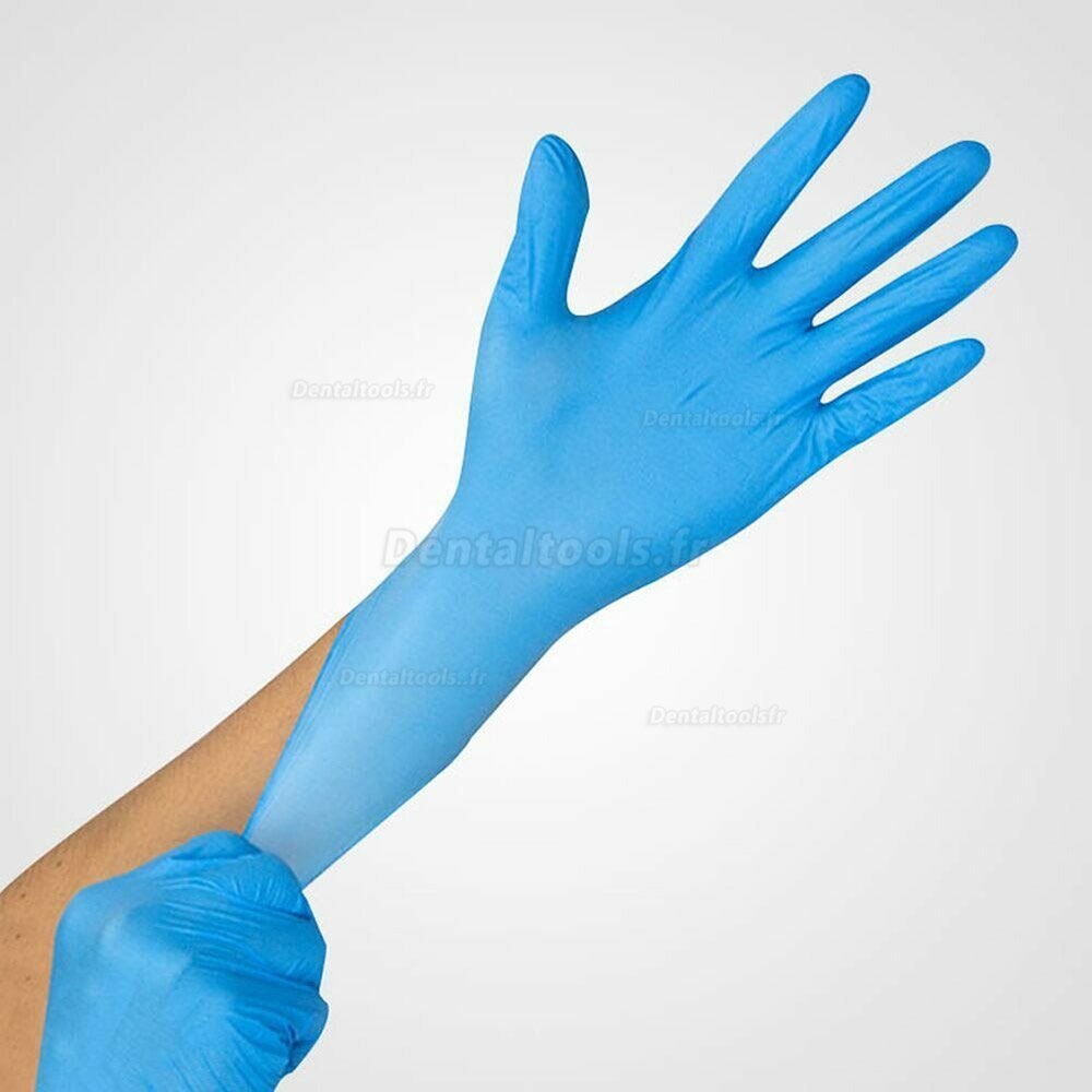 100 Pcs / Boîte Gants En Nitrile Jetables Gants D’examen Étanches Ambidextre Pour Gants De Maison Médicale Nitrile guant