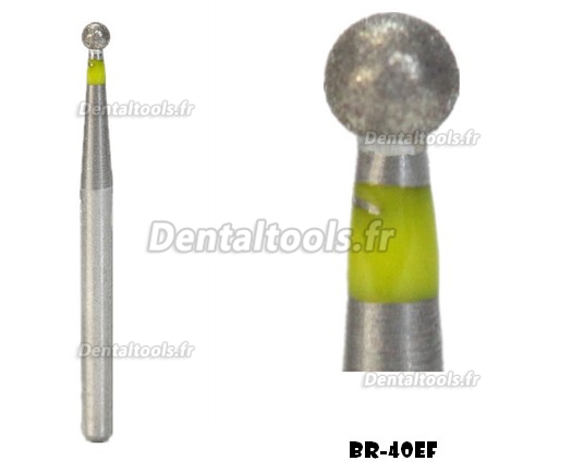 1.6mm FG BR-40EF Fraise diamantée dentaire Consommables dentaires 100 Pcs