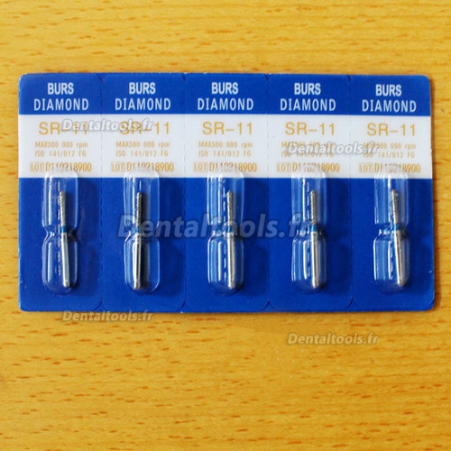 1.2mm Fraise dentaire FG SR-11 100 Pcs