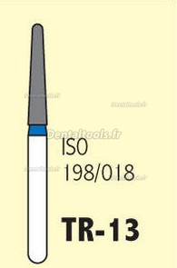 1.8mm Fraise diamantée dentaire FG TR-13 100 Pcs