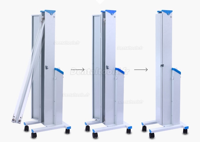 FY® 30DC Mobile Portable Medical UV Disinfection Ultraviolet Lamp Sterilizer Trolley Philips UV Lamps Tube 30W×2