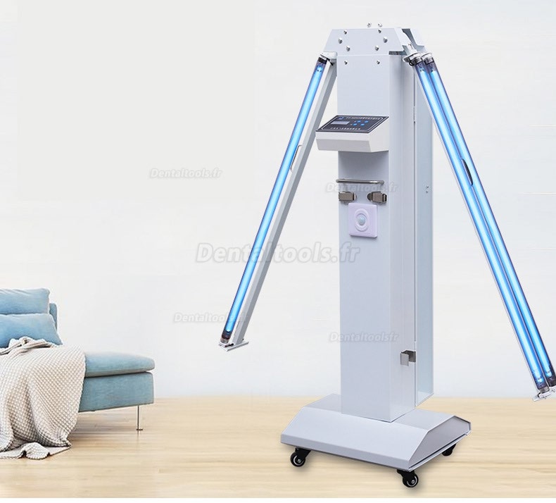 FY® 30FSI Mobile Portable UV+Ozone Disinfection Lamp Ultraviolet Sterilizer Trolley With Infrared Sensor