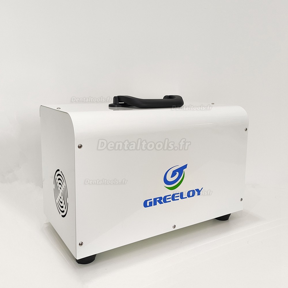 Greeloy® GU-P302A Porte-instrument dentaire mobile avec mit luftkompressor avec lampe à polymériser et Pièce à main du détartreur