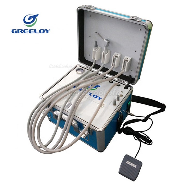 Greeloy GU-P 202 Mobile dental delivery system mini portable dental unit for veterinarian