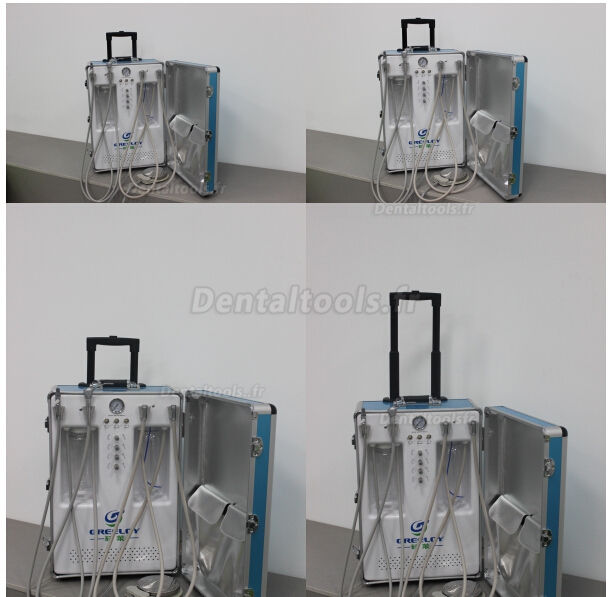Greeloy® GU-P204S Unité Dentaire Portable avec Compresseur d'Air
