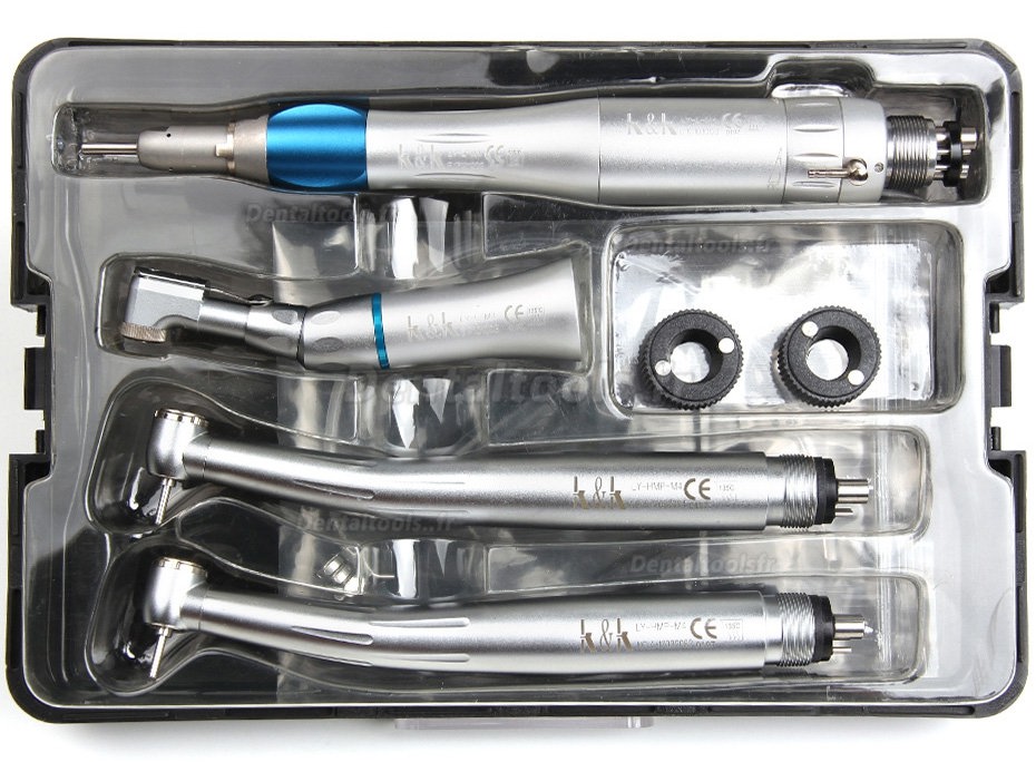 Greeloy Portable Dental Unit GU-P206 + Curing Light + Dental Handpiece Kit + Dental Manikin Phantom Head