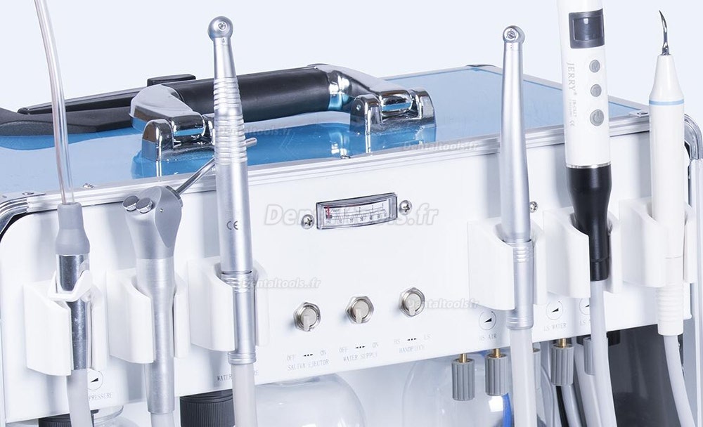 Greeloy® Unité Dentaire Portable GU-P206 Tubes de pièce à main LED Fibre optique