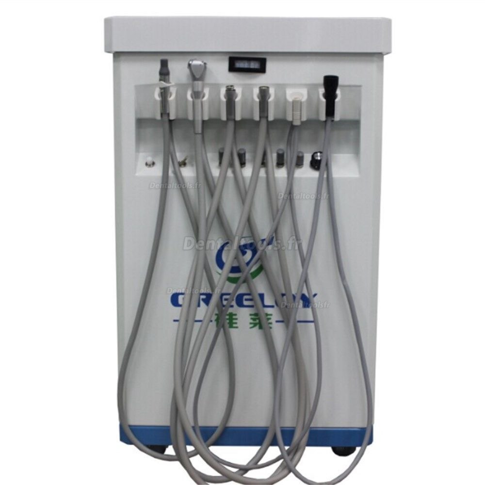 Greeloy® Unité Dentaire Portable Multi-fonctionnel GU-P209 + Lampe à polymériser +Détartreur