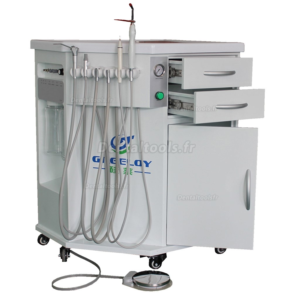 Greeloy® GU-P212 Système d'unité de livraison dentaire mobile unité de traitement du cabinet