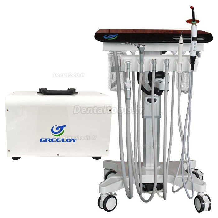 Greeloy GU-P302S Unité de soin dentaire mobile avec compresseur d'air GU-P300