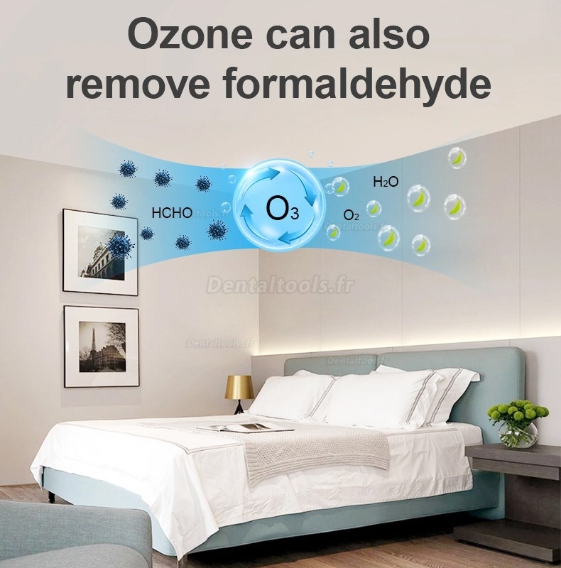 UV+ Ozone Stérilisateur Lampe Désinfection Sterilisation UVC Lumière