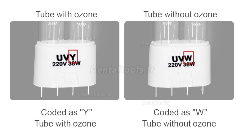UV+ Ozone Stérilisateur Lampe Désinfection Sterilisation UVC Lumière