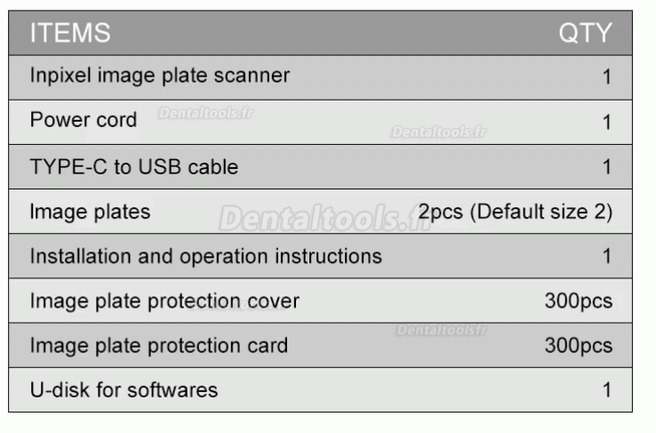 Handy IPS3 scanner PSP dentaire pour plaques d'imagerie radiographique