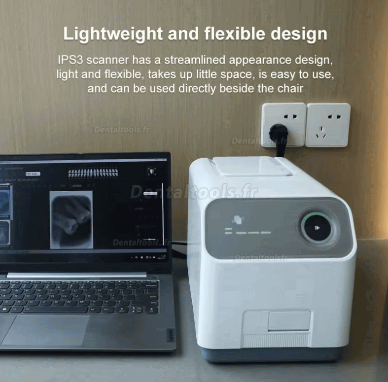 Handy IPS3 scanner PSP dentaire pour plaques d'imagerie radiographique