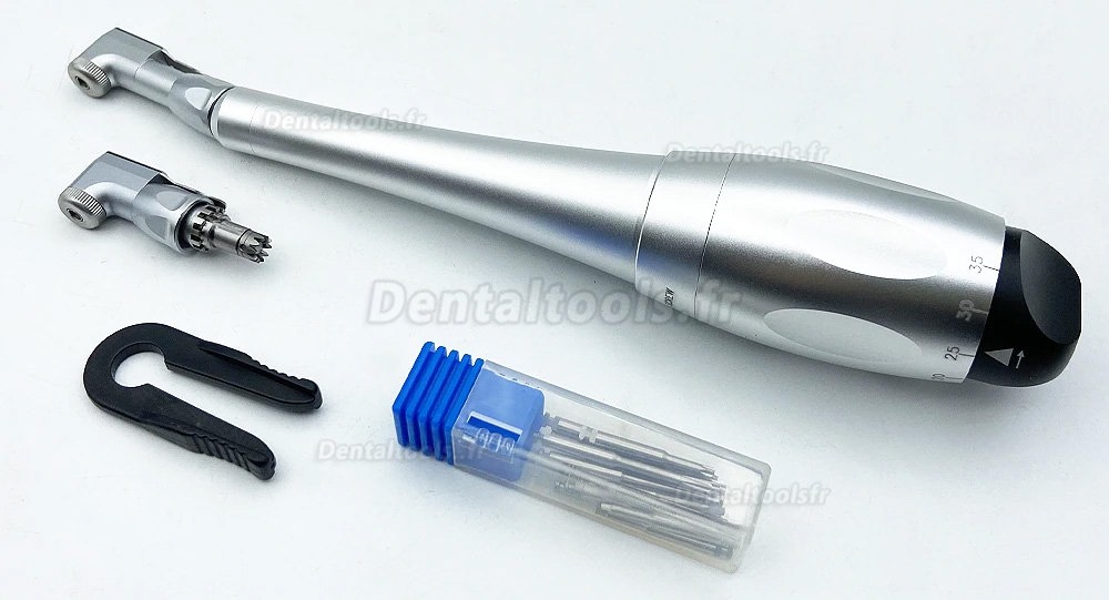 Implant dentaire clé dynamométrique à cliquet Implant tête de verrouillage pièce à main 12 pièces tournevis + 2 pièces têtes en spirale