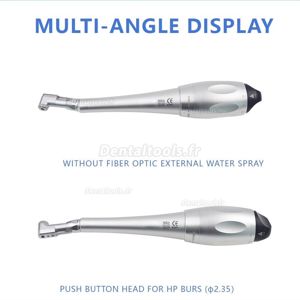 Implant dentaire clé dynamométrique à cliquet Implant tête de verrouillage pièce à main 12 pièces tournevis + 2 pièces têtes en spirale