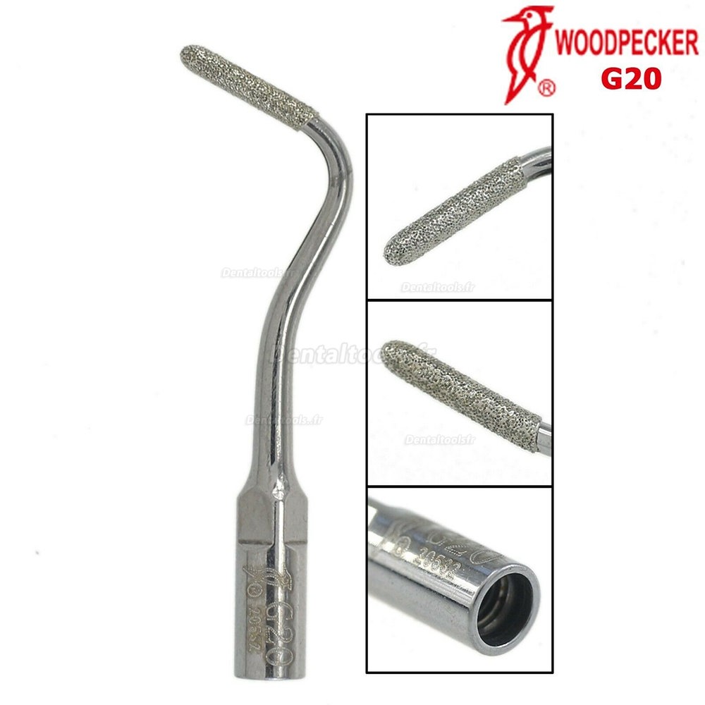 5Pcs Woodpecker Insert detartreur Préparation de l'épaulement de la cavité G20 G31 G32 G33 compatible avec EMS