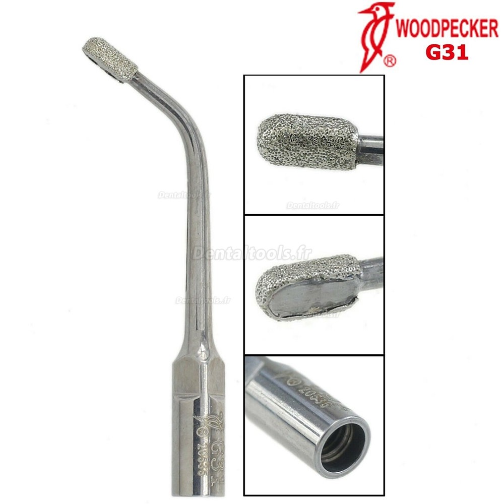 5Pcs Woodpecker Insert detartreur Préparation de l'épaulement de la cavité G20 G31 G32 G33 compatible avec EMS