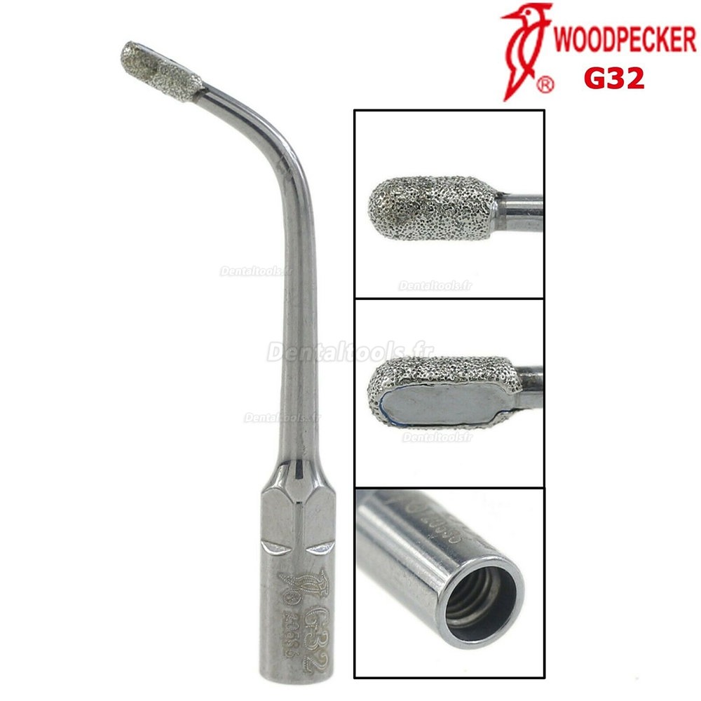 5Pcs Woodpecker Insert detartreur Préparation de l'épaulement de la cavité G20 G31 G32 G33 compatible avec EMS