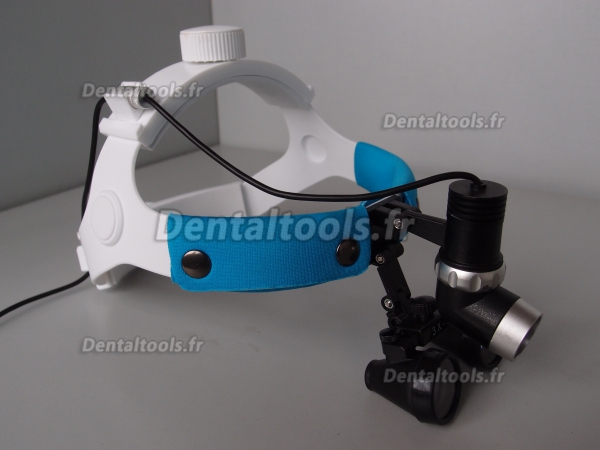 Micare JD2000 Lampe frontale dentiste/dentaire avec Loupes 3.0 X AC 110V/220V