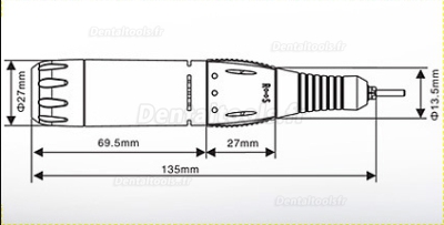 JSDA® JD2500 MINI micromoteur de polissage multi-fonctionnel(micromoteur portable podologie)